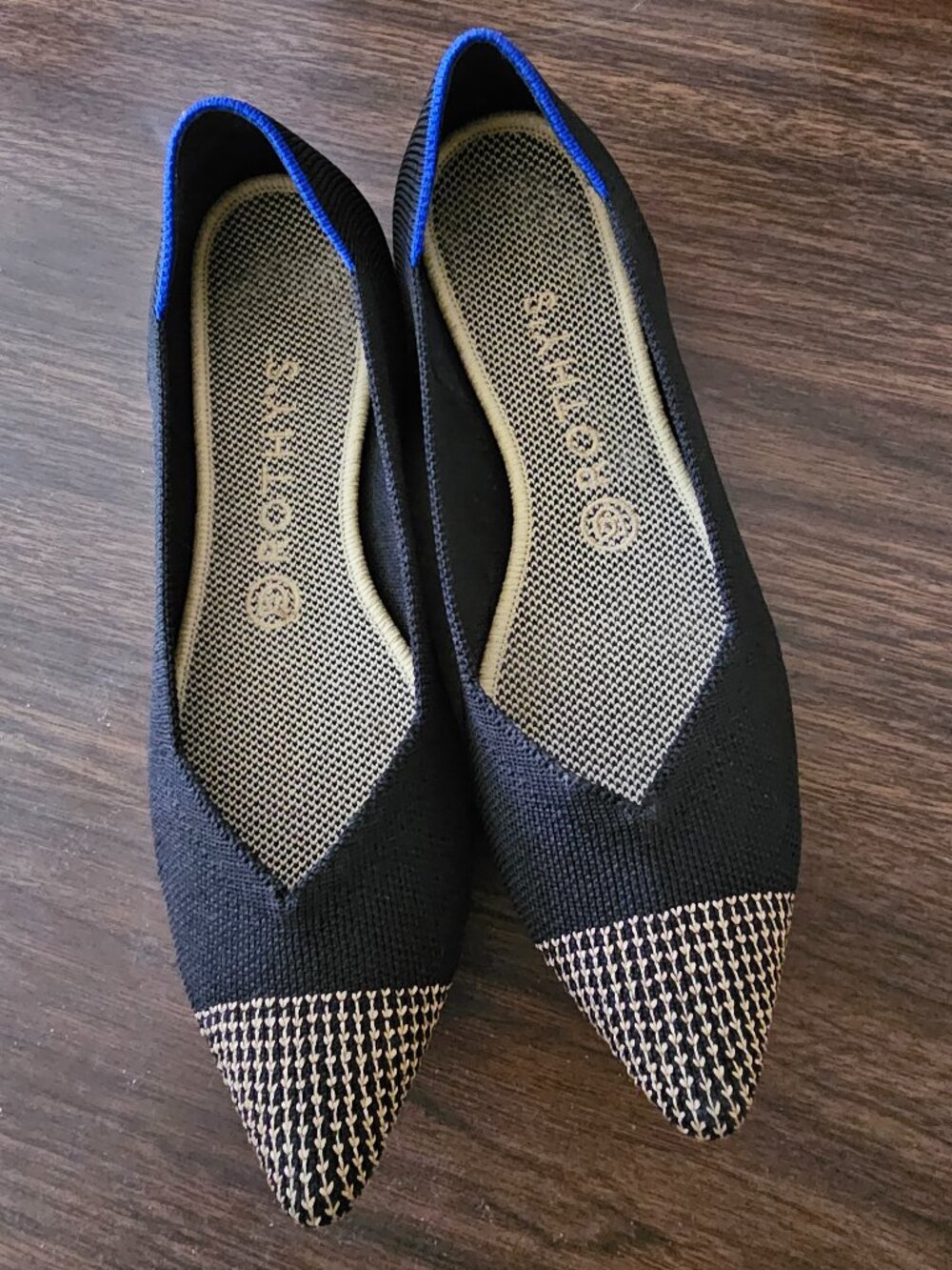 Rothy's Retired Licorice The Point Flats Women Size 9
